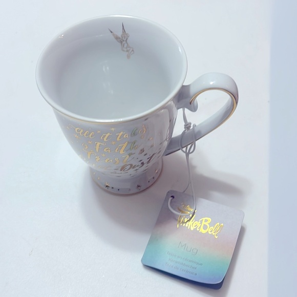 Disney Tinker Bell Mug with Gold Stars - Picture 2 of 5